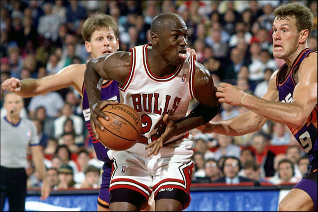 NBA on X: On this date in 1993, Michael Jordan scored 54 against New York  in Game Four of the 1993 #ECF!  / X