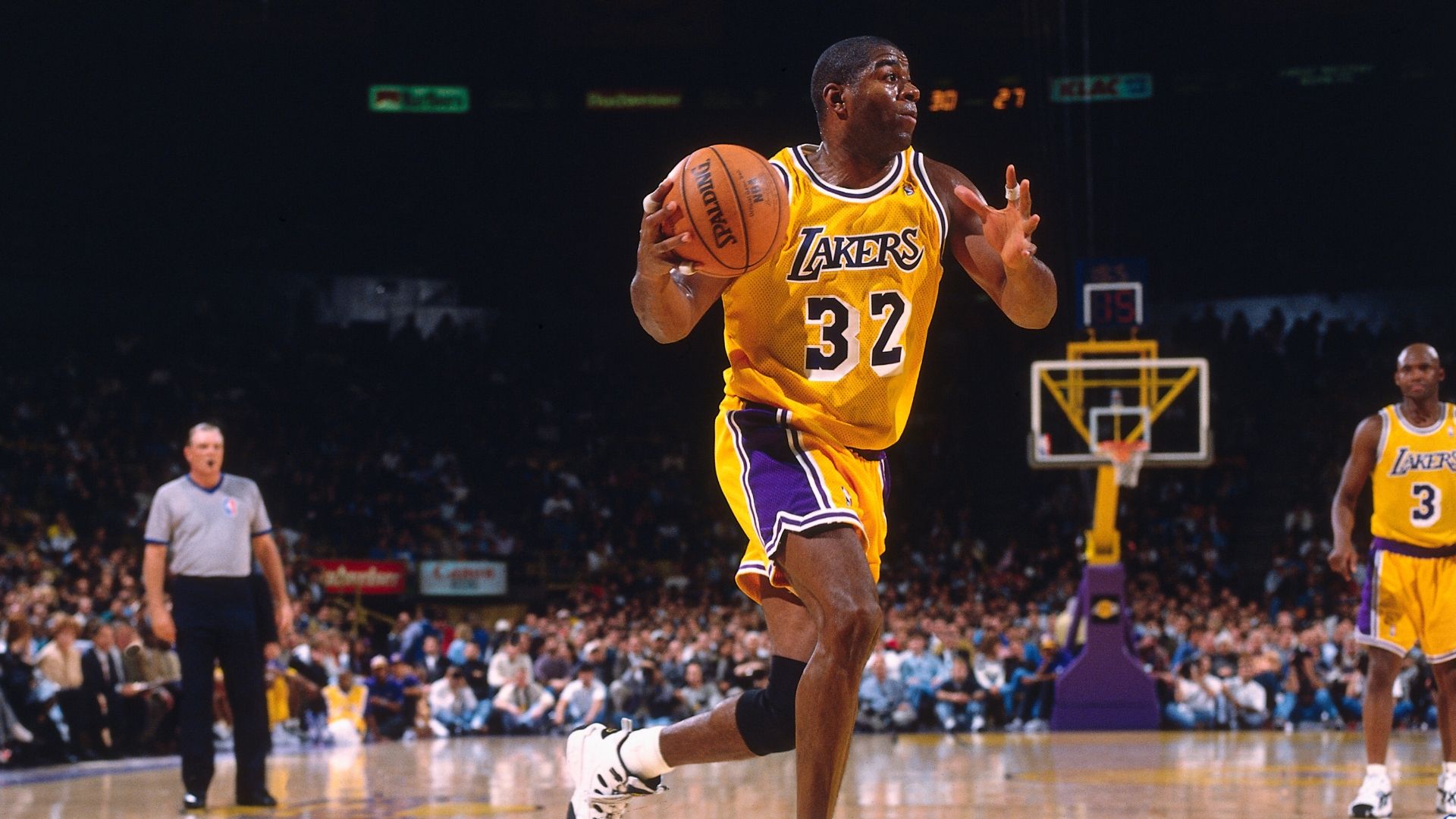 Le Retour De Magic Johnson Aux Lakers En 1996 : Proche Du Triple-double ...